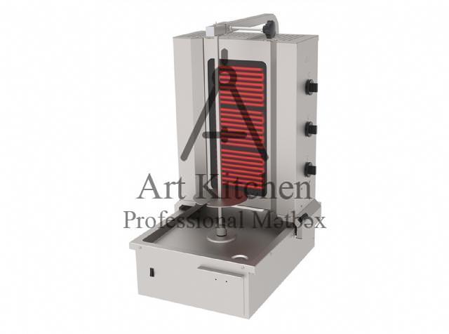 ADE-3A Döner Ocağı Elektrikli 3 Gözlü Alttan Motor