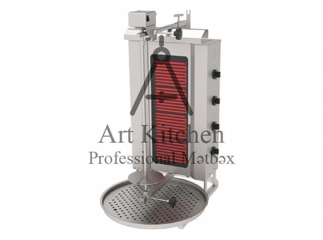 ADE-4U Döner Ocağı Elektrikli 4 Gözlü Üstten Motor